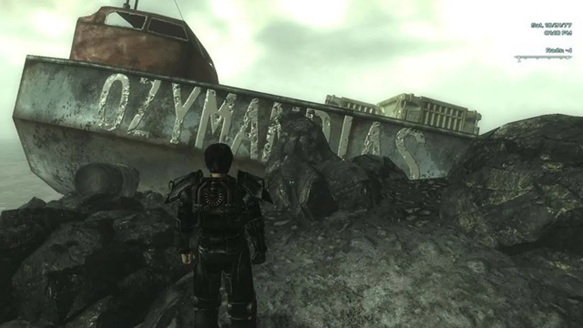 Oeuf de Pâques d’Ozymandias dans Fallout 3
