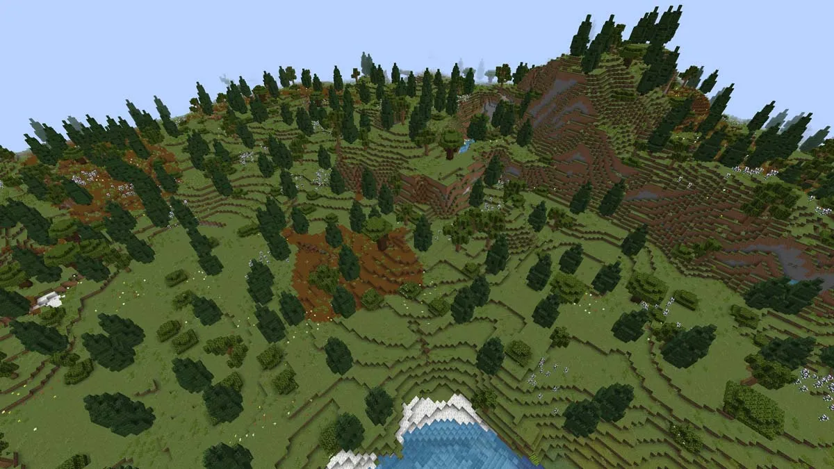 Biomes o Plenty Minecraft の地中海森林バイオーム