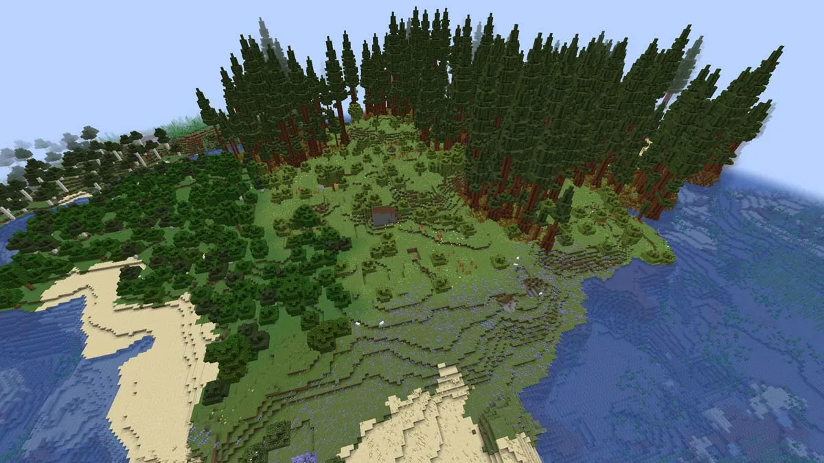 Orchard biome in Biomes o Plenty Minecraft