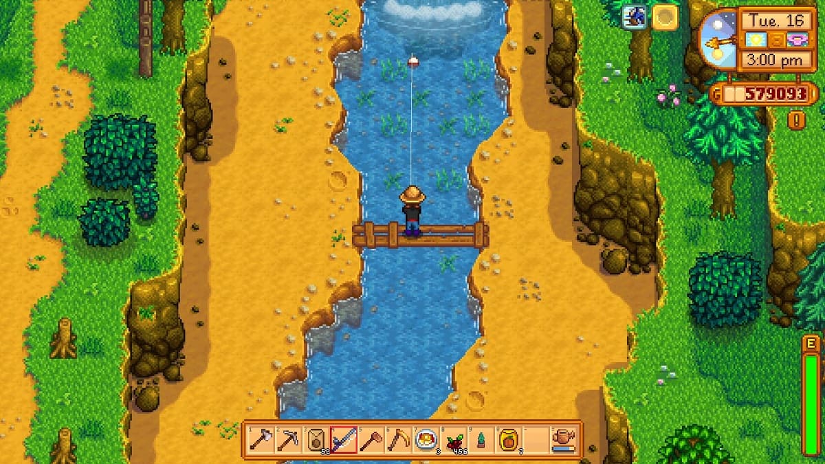 Legendary fish plank bridge location
