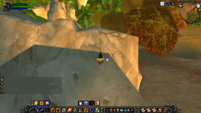 Above the entrance to WC in WoW Classic.