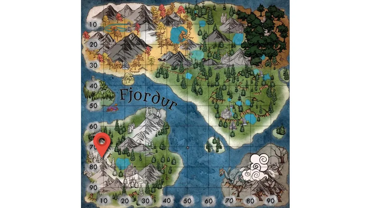 ARK 내 대규모 위치의 유물: Fjordur