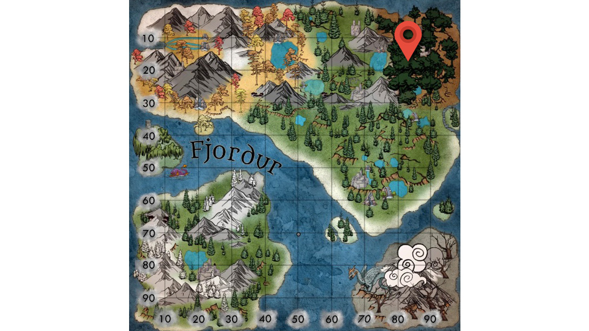 ARK: Fjordur의 그림자 위치의 유물