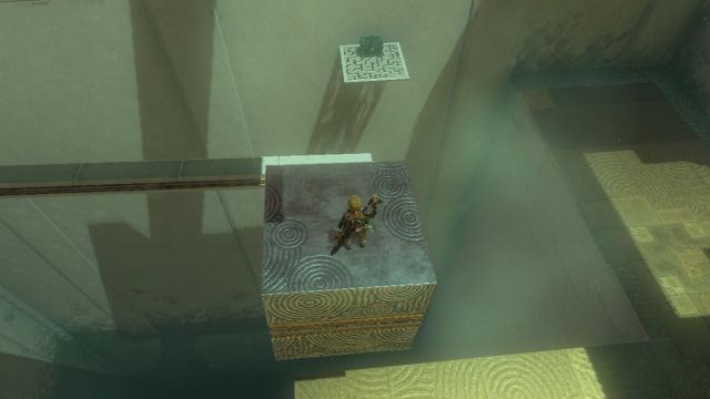 Zelda Tears of the Kingdom Musanokir Shrine Swings to reach the Treasure Chest Ascension position