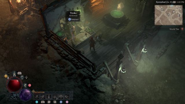 Diablo 4 Kyovashad Alchemist Veroka location