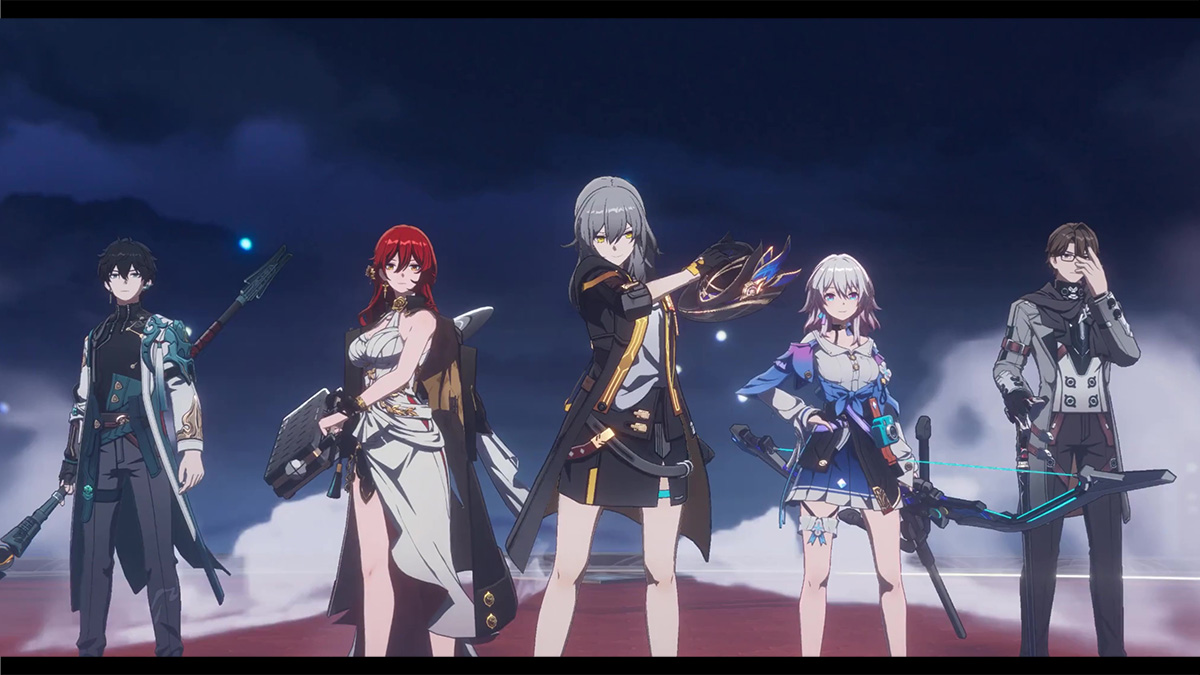 The Astral Express Crew in Honkai: Star Rail