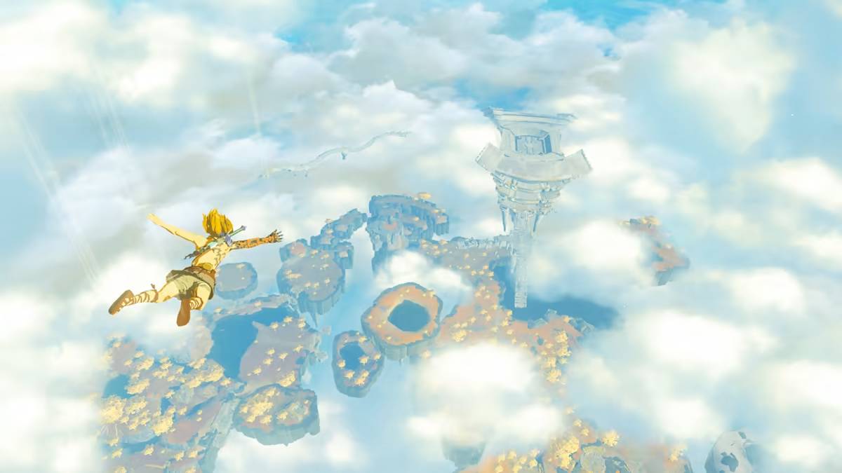 Sky Diving in The Legend of Zelda: Tears of the Kingdom