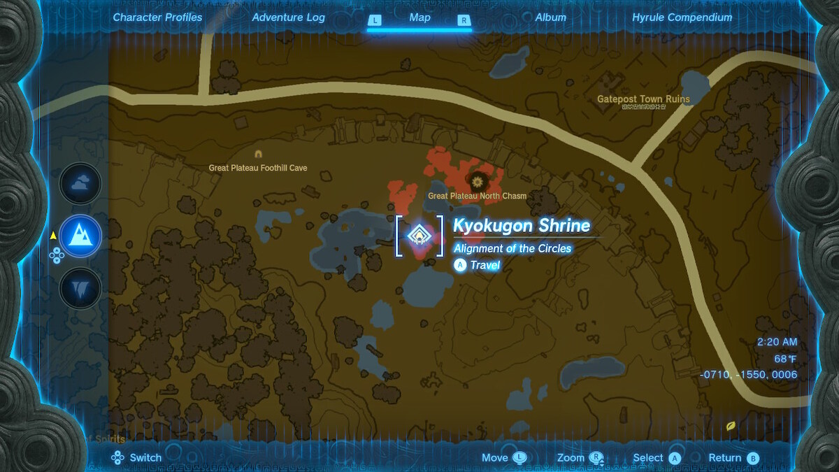 Zelda Tears of the Kingdom (TotK) — Alignment of the Circles Shrine