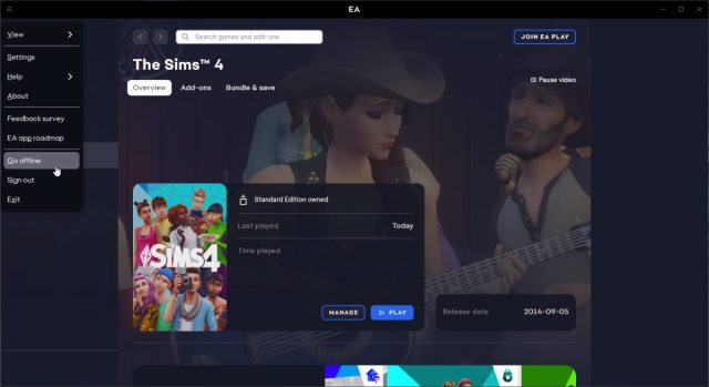 The Sims 4 Tutorial: How to Play Offline