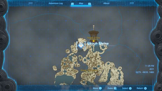 Ultrahand location in Tears of the Kingdom