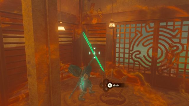 Zelda Tears of the Kingdom Sahasra Slope Skyview Tower Ultrahand ability to move stick barricades