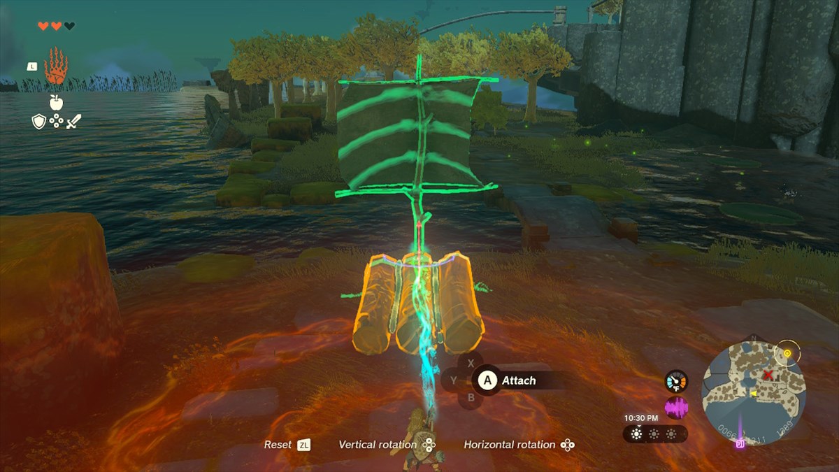 Zelda Tears of the Kingdom — How to Make a Boat in TotK GameSkinny