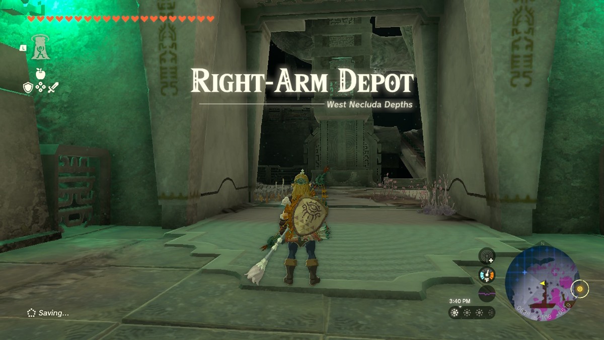 How to Complete Right Arm Depot in Zelda Tears of the Kingdom (TotK