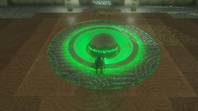 Zelda Tears of the Kingdom Runakit Shrine Built to Carry final orb step.
