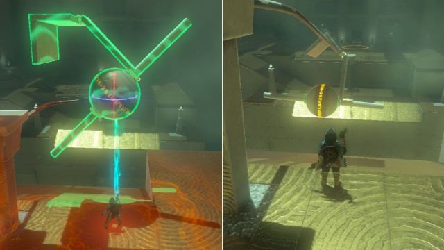 Zelda Tears of the Kingdom Runakit Shrine Built to Carry final puzzle