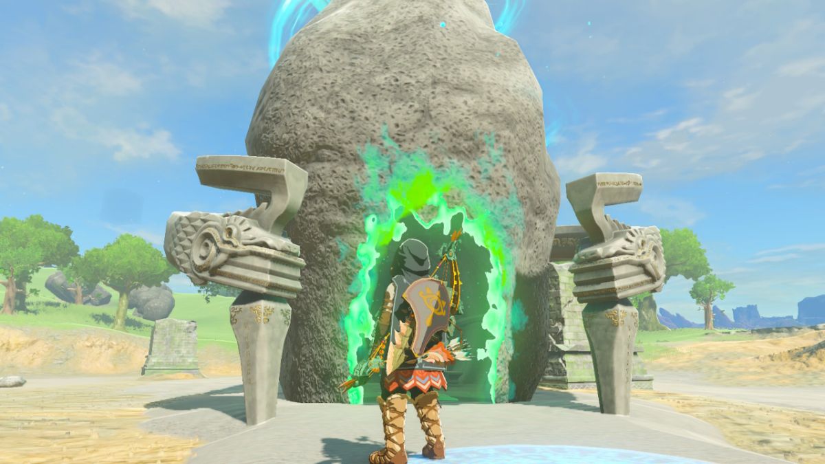 Zelda: Tears of the Kingdom Susuyai Shrine A Spinning Device Puzzle exterior