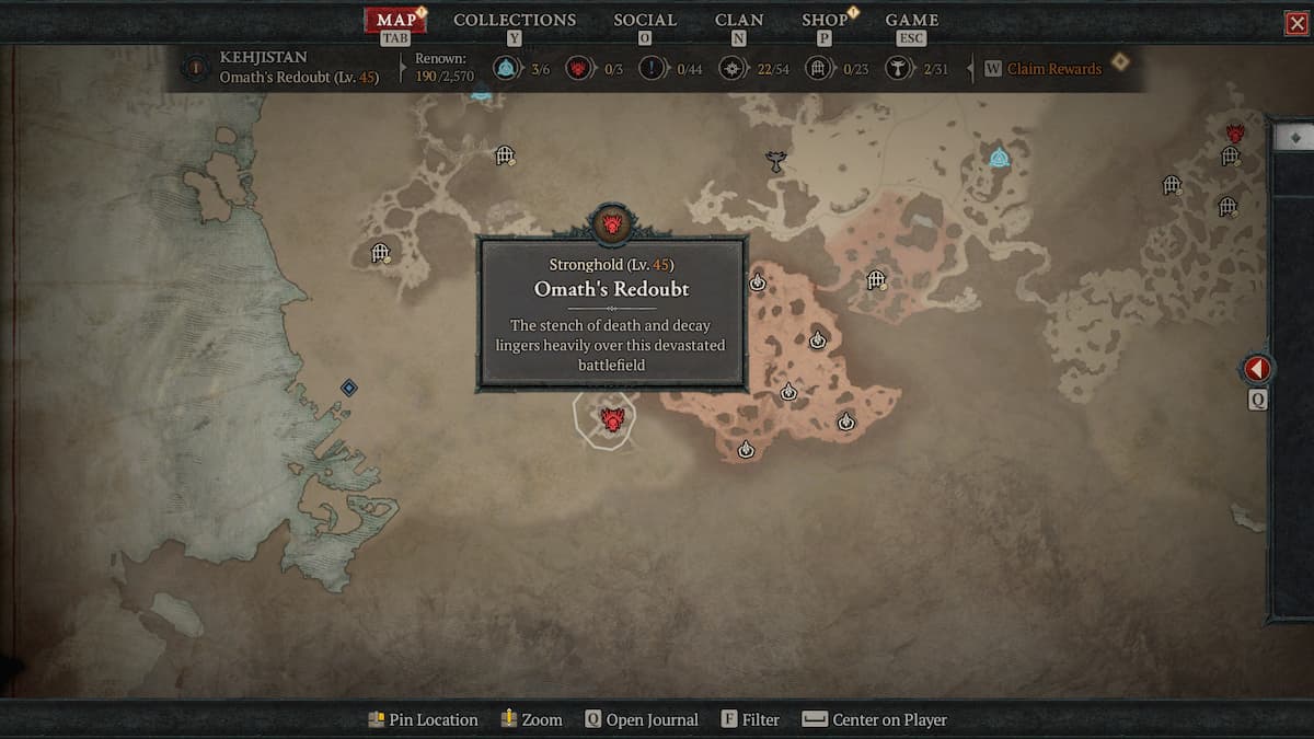 Diablo 4 Omath’s Redoubt Stronghold Walkthrough Guide: Location, Boss ...