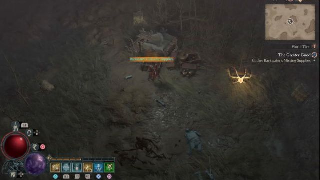Diablo 4 The Greater Good side quest stolen supplies and silent chese location