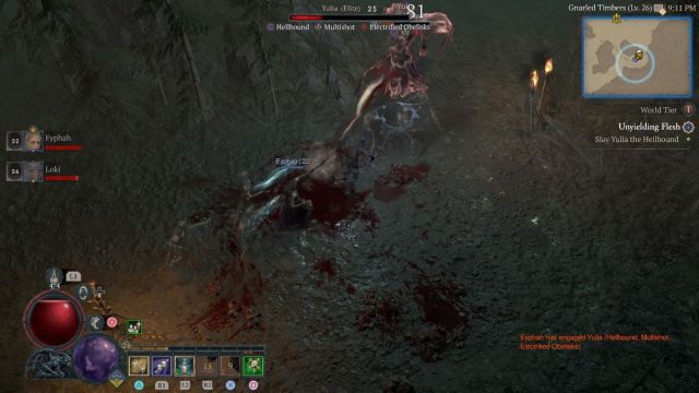 Diablo 4 Unyielding Flesh quest Yulia the Hellhound