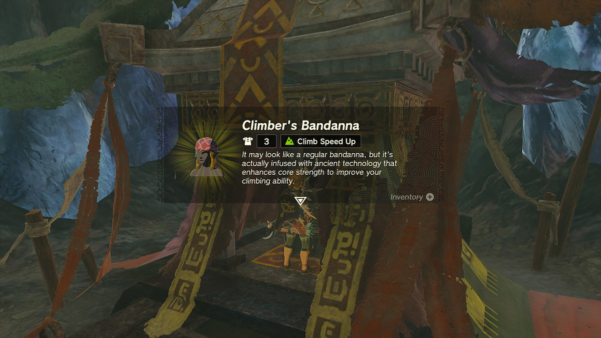 Zelda Tears of the Kingdom — How to Get the Climbing Gear Set GameSkinny