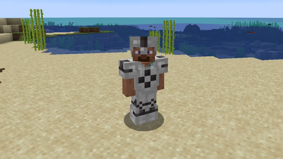 Garniture d'armure de sentinelle dans Minecraft