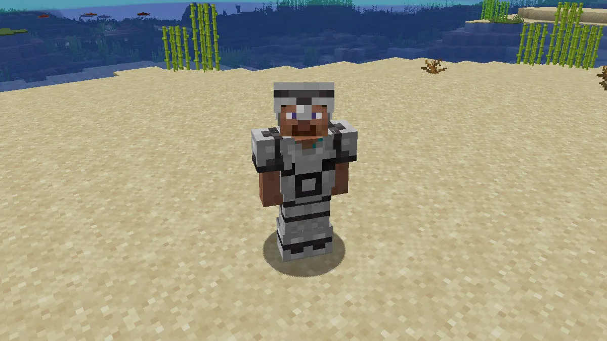 Garniture d'armure de protection dans Minecraft