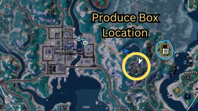 Fortnite Produce Box location on map