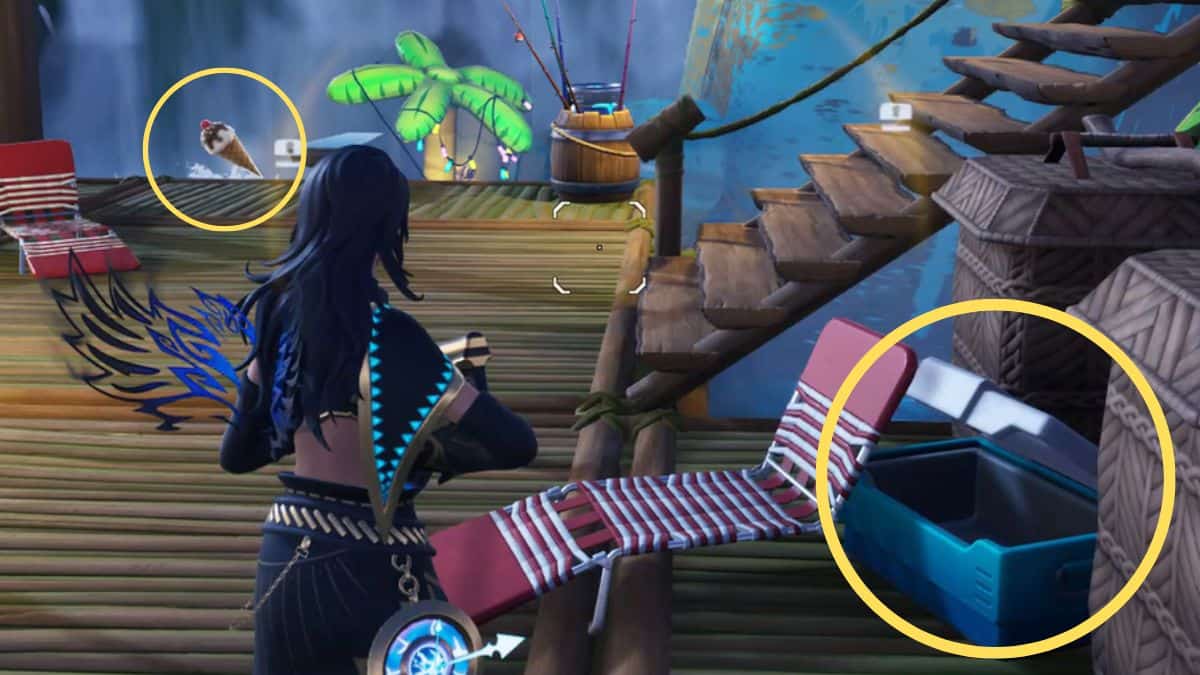 Fortnite Summer Escape Where to Find Ice Cream Cones GameSkinny