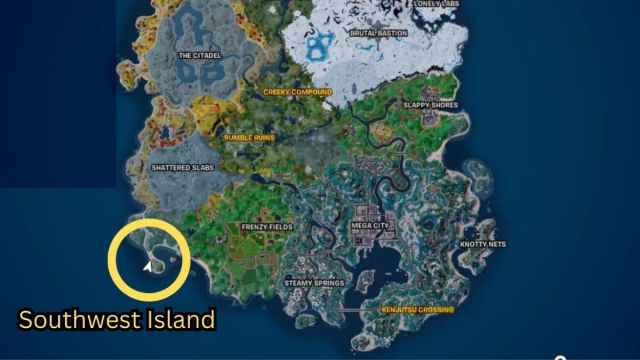 Fortnite Southwest Island map location