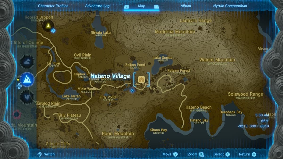 How to Make Cream of Vegetable Soup in Zelda Tears of the Kingdom