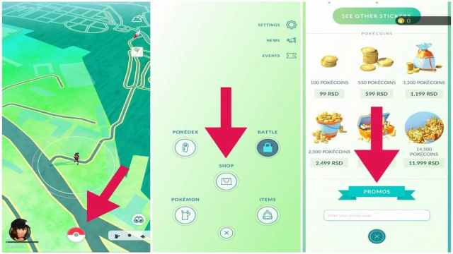 How to redeem codes in Pokemon GO (Android)