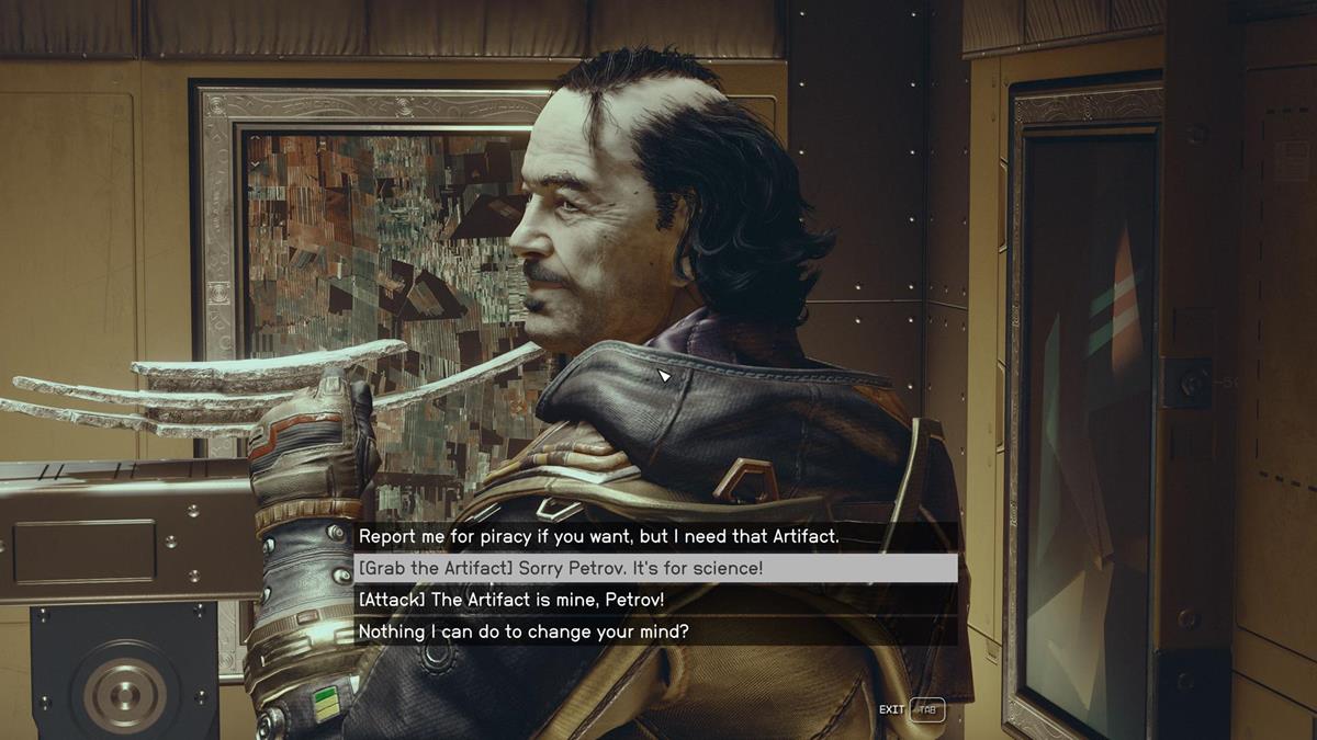 Starfield 'No Sudden Moves' quest walkthrough, how to steal from