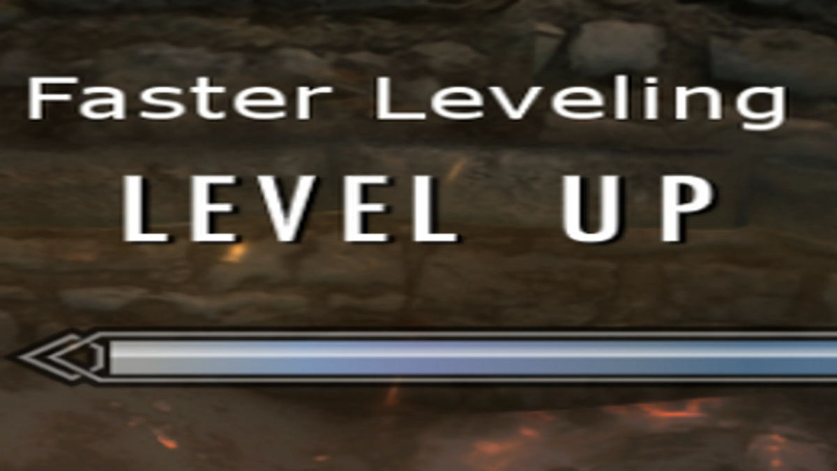 faster leveling level up mod in skyrim