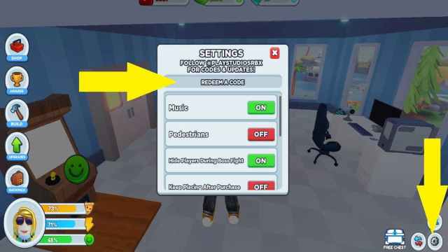 How to redeem codes in RoTube Life on Roblox