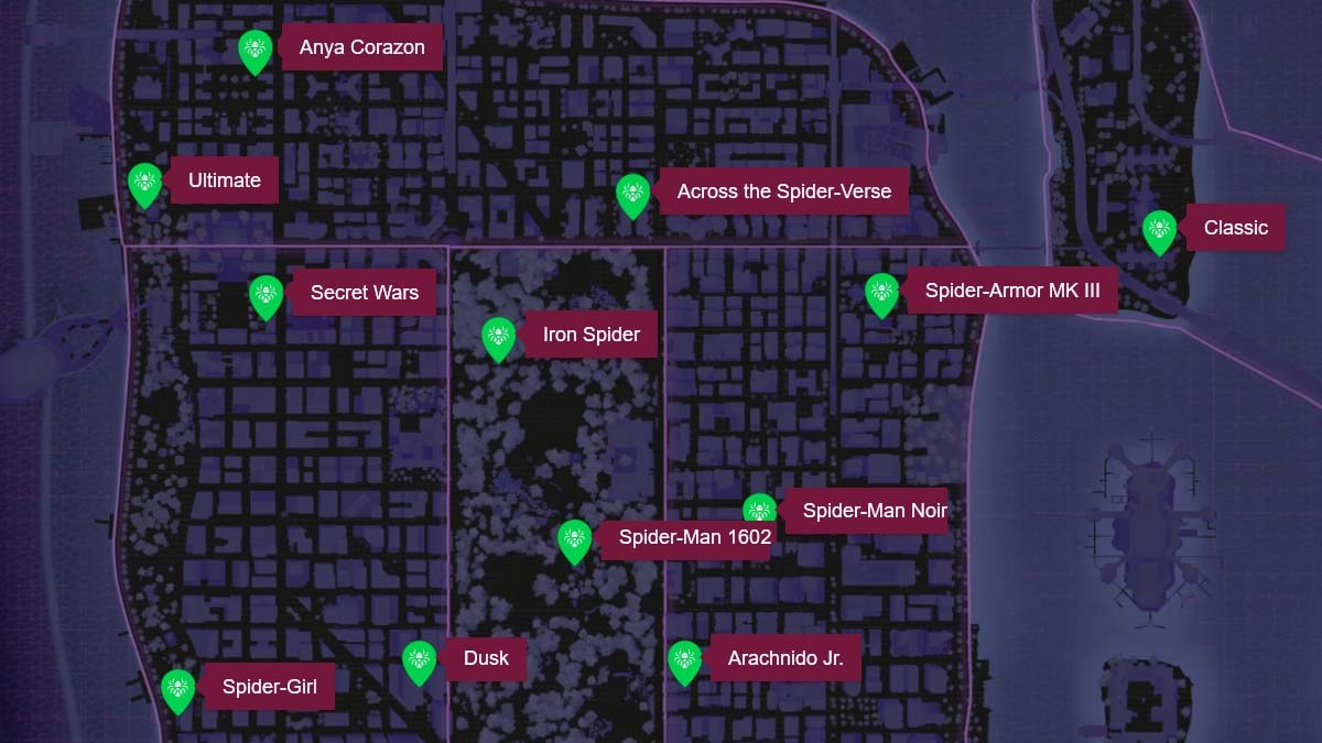 Spider Man 2 All Spider Bot Locations Detailed GameSkinny Spider Man 2 All Spider Bot Locations Detailed GameSkinny