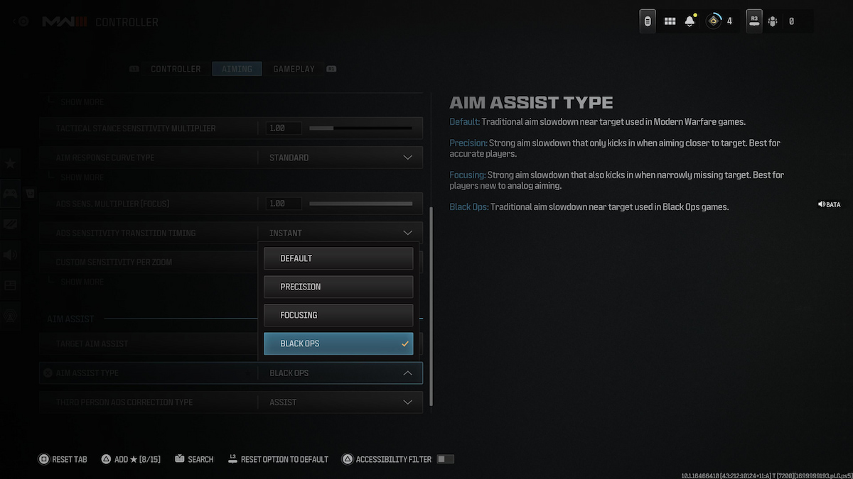 CoD MW3: Best Aim Assist Settings Detailed – GameSkinny