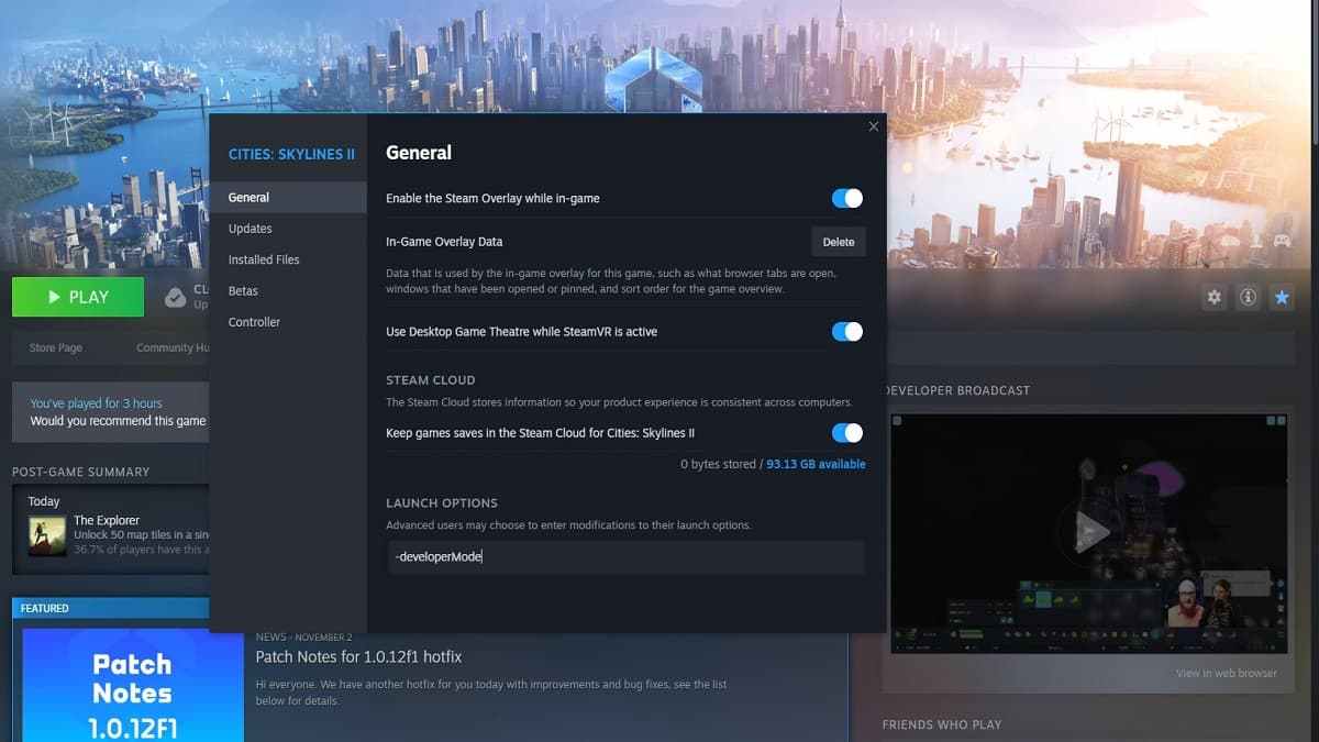 Cities Skylines 2: How to Turn On Developer Mode – GameSkinny