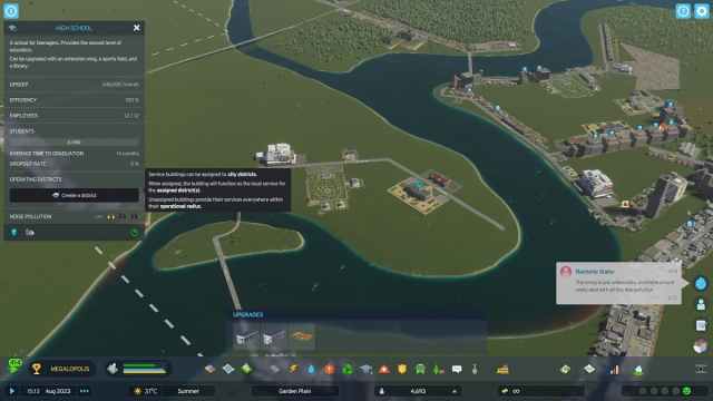 tourism district cities skylines