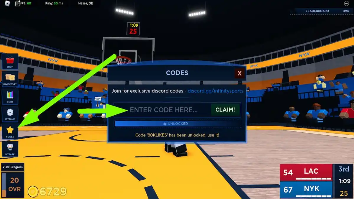 Basketball Legends codes