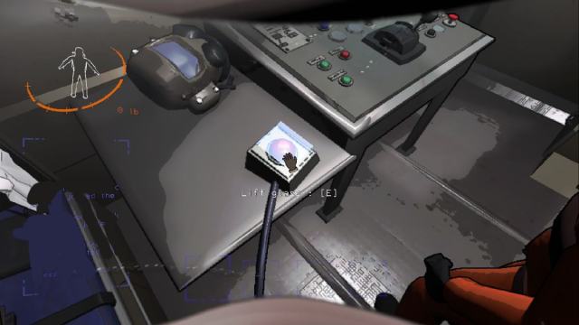 The Lethal Company Teleporter button.