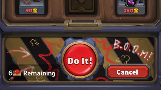 What does the Big Red Button actually do in Warcraft Rumble?