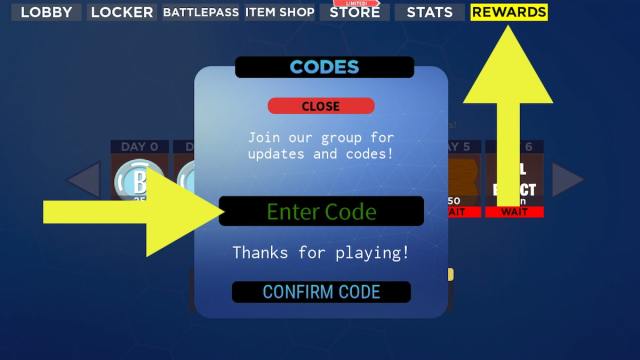 How to redeem codes in Fortblox