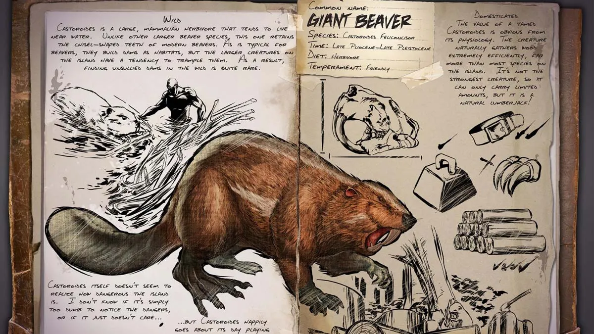 Giant beaver description book