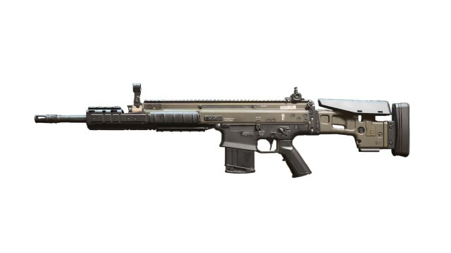 TAQ-M marksman rifle on a white background