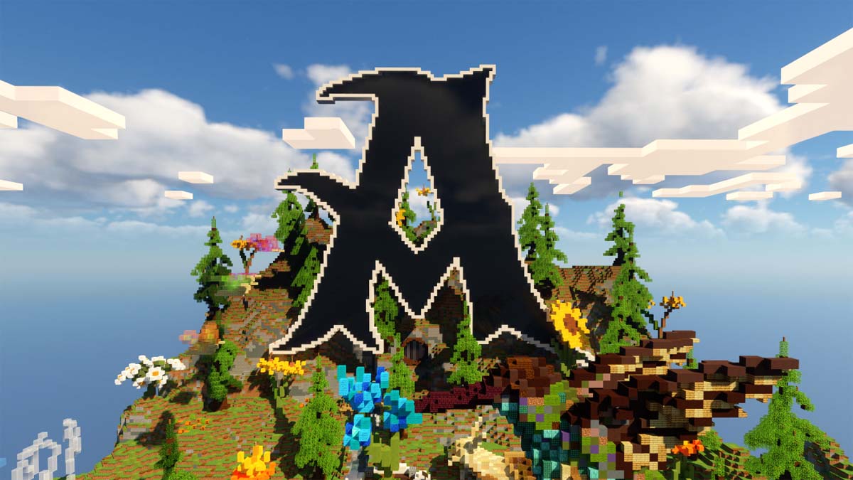 Advancius Network prison server logo in Minecraft