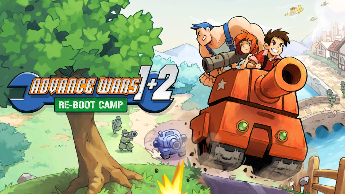 Advance Wars characters driving in a tank