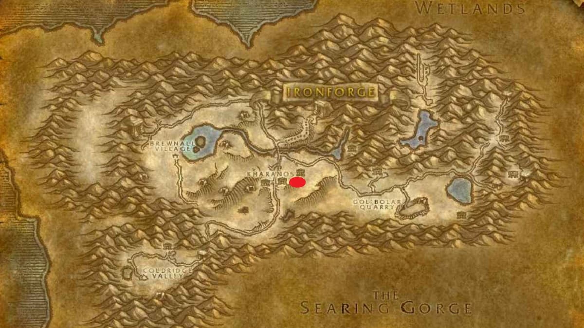 WoW Dun Murogh Map