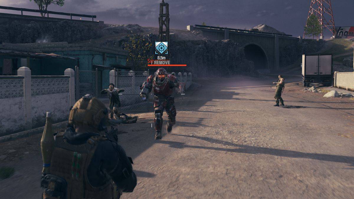 Mangler chasing after character in CoD MW3 Zombies mode.