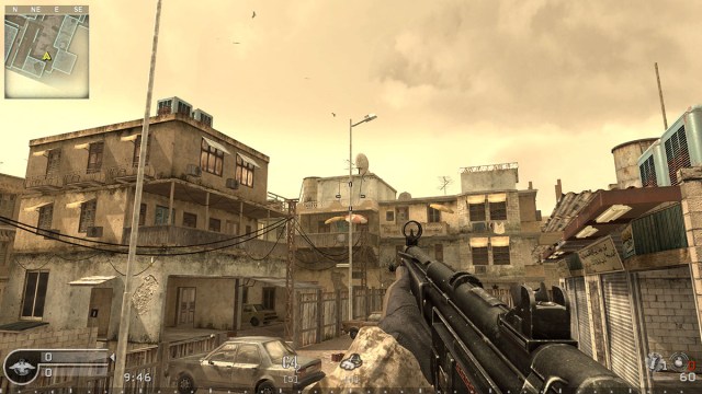 The Backlot map in Call of Duty 4