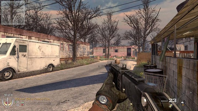 The Trailer Park map in MW2 (2009)
